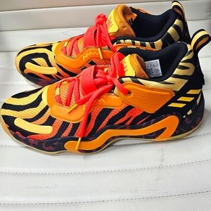 Adidas Don Issue 3 black Orange Eye of the Tiger Stripes Men's Size 11 GX8952